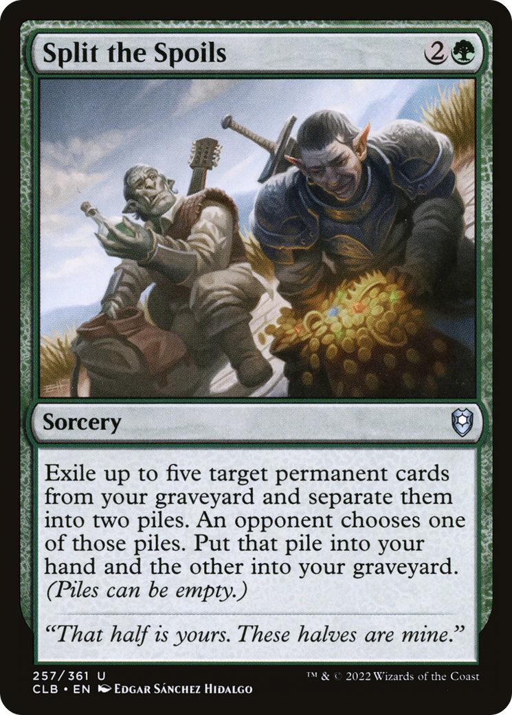 {C} Split the Spoils [Commander Legends: Battle for Baldur's Gate][CLB 257]
