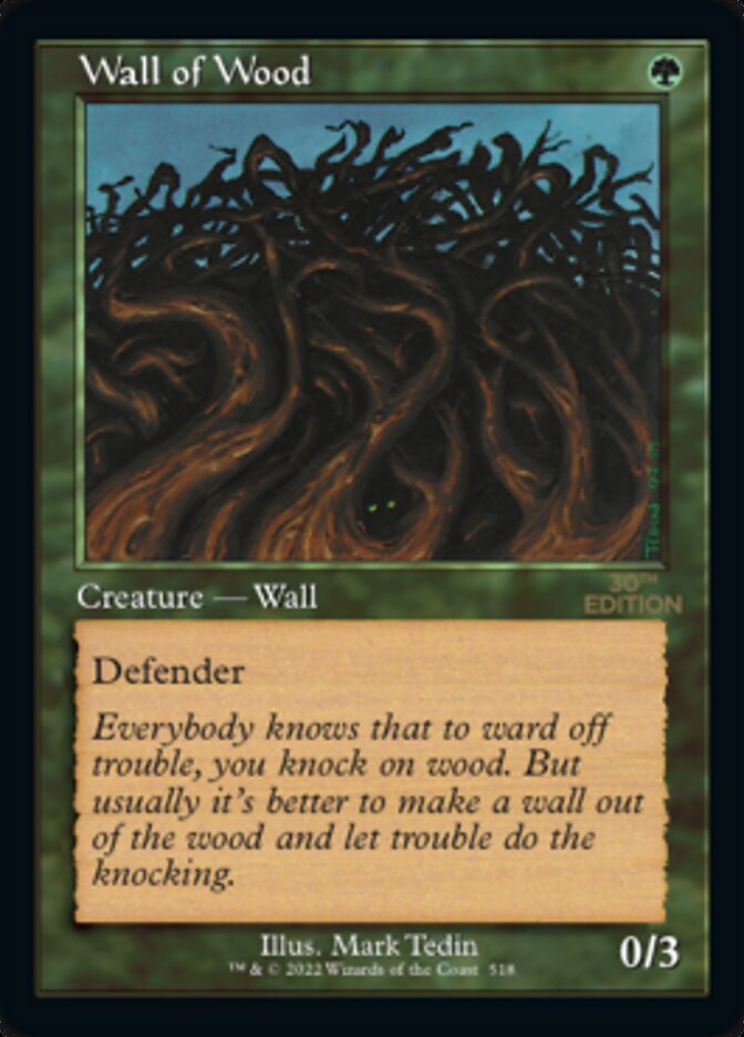 {C} Wall of Wood (Retro) [30th Anniversary Edition][30A 518]