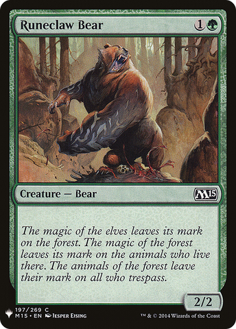 {C} Runeclaw Bear [Mystery Booster][LS M15 197]