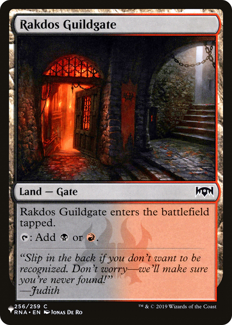 {@@LIST} Rakdos Guildgate (256) [LIST 256/259]