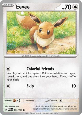 [PKM] Eevee (133/165) (PokePost Promo) [Scarlet & Violet: 151]