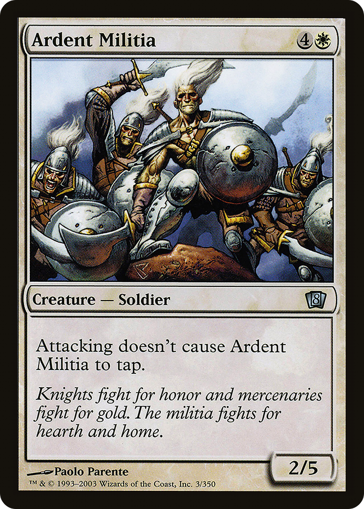 {C} Ardent Militia [Eighth Edition][8ED 003]