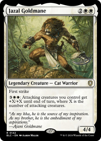 {R} Jazal Goldmane [Bloomburrow Commander][BLC 142]
