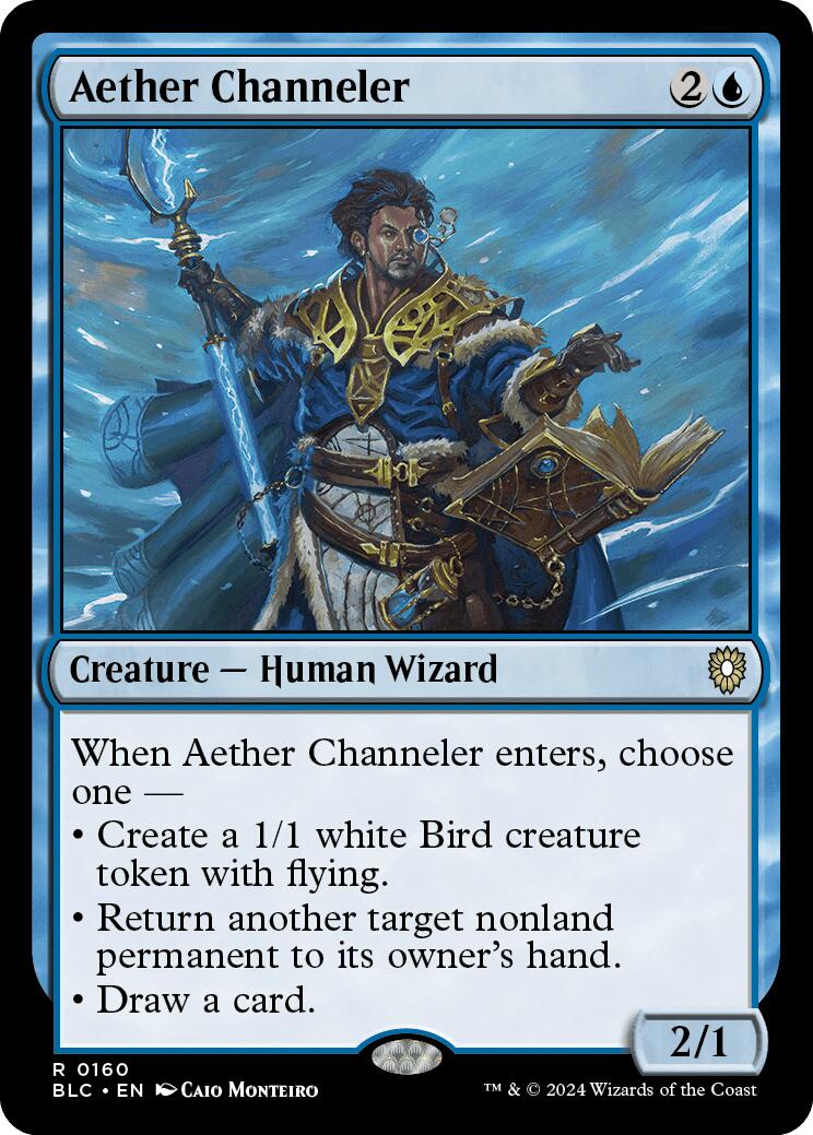 {R} Aether Channeler [Bloomburrow Commander][BLC 160]
