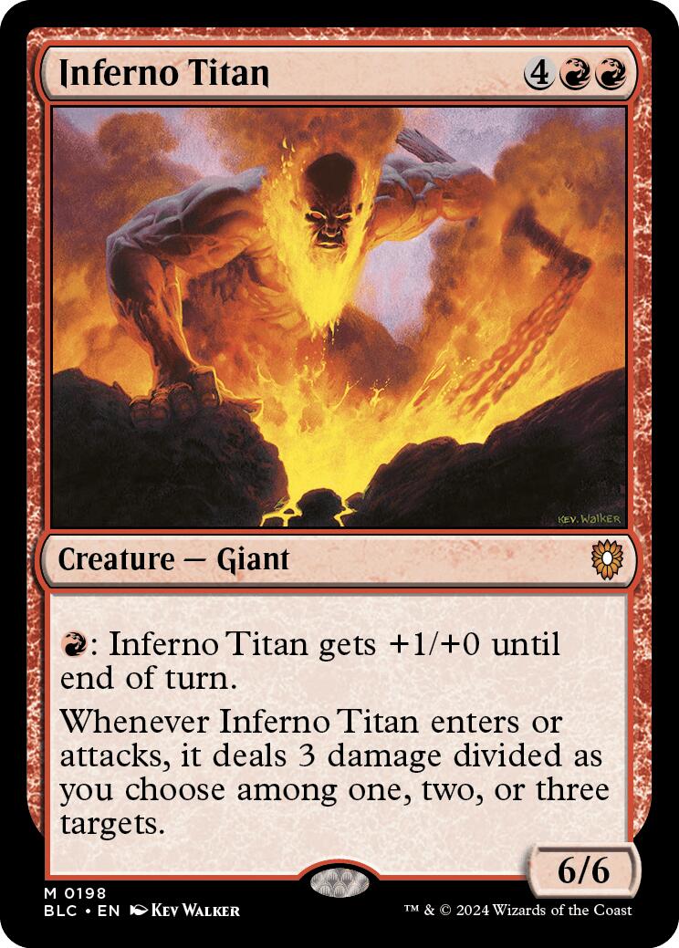 {R} Inferno Titan [Bloomburrow Commander][BLC 198]