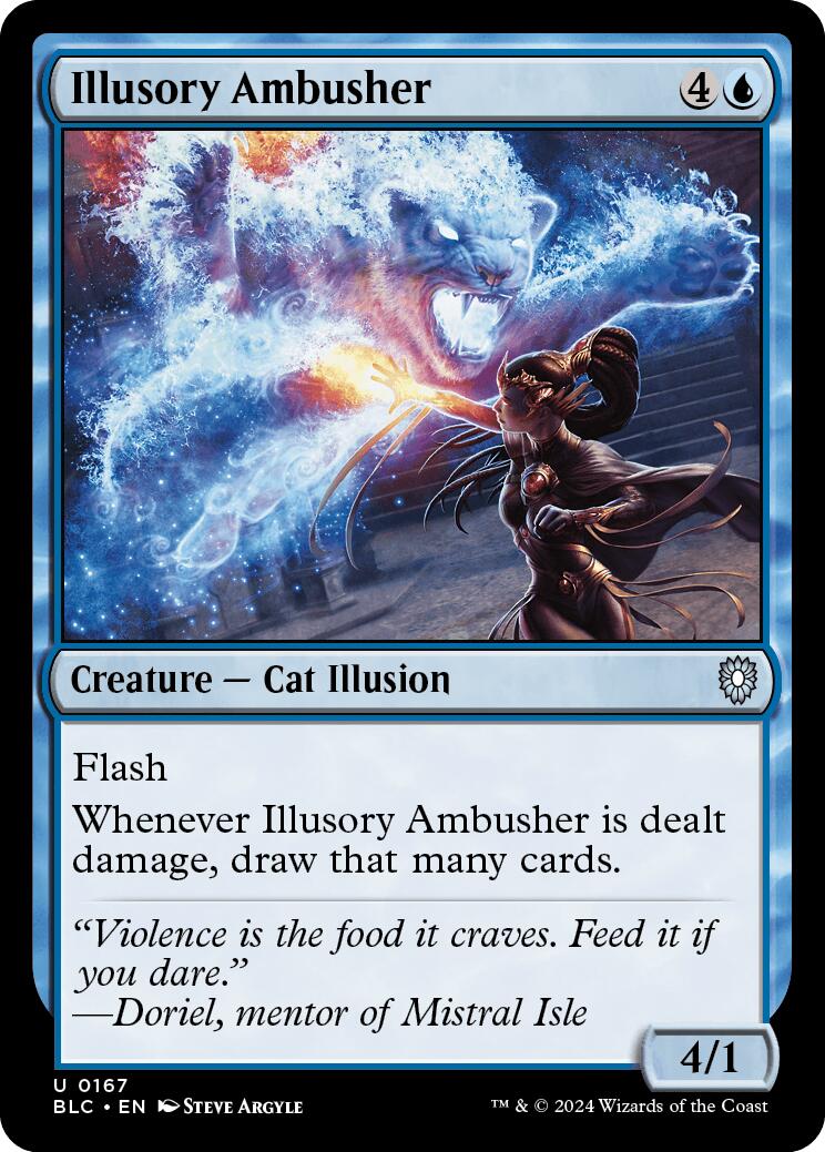 {C} Illusory Ambusher [Bloomburrow Commander][BLC 167]