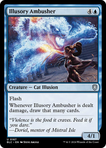{C} Illusory Ambusher [Bloomburrow Commander][BLC 167]