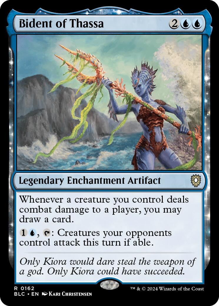 {R} Bident of Thassa [Bloomburrow Commander][BLC 162]