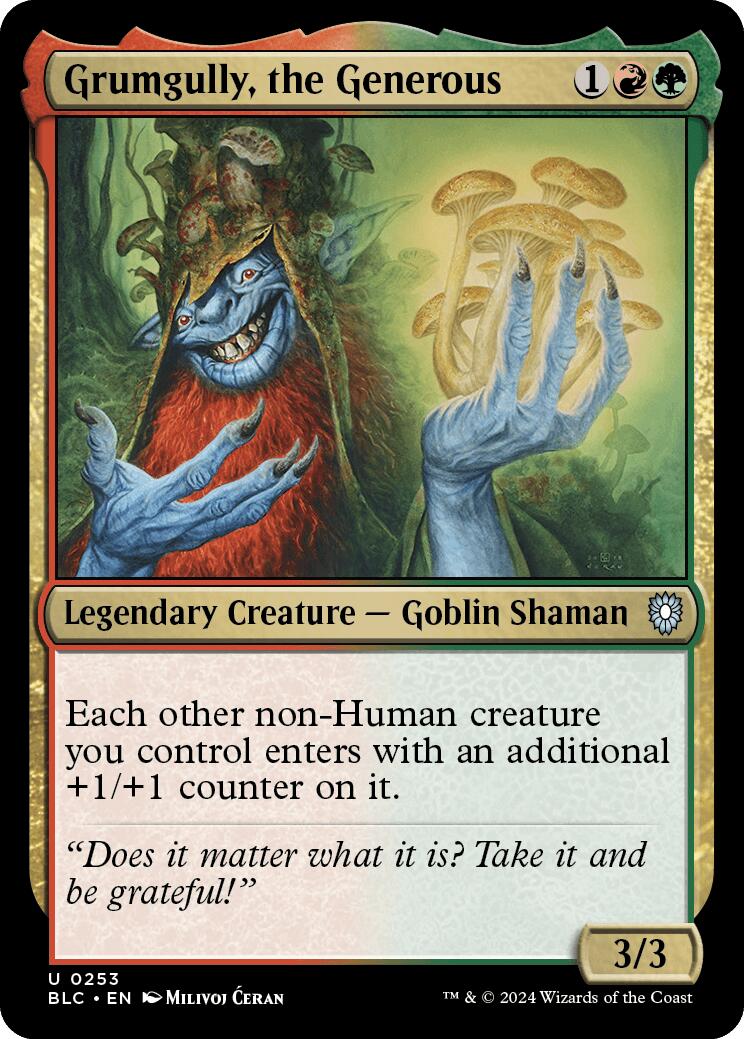{C} Grumgully, the Generous [Bloomburrow Commander][BLC 253]