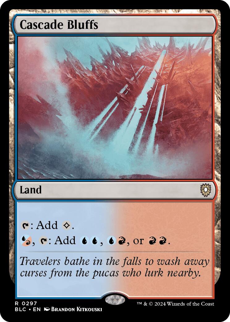{R} Cascade Bluffs [Bloomburrow Commander][BLC 297]