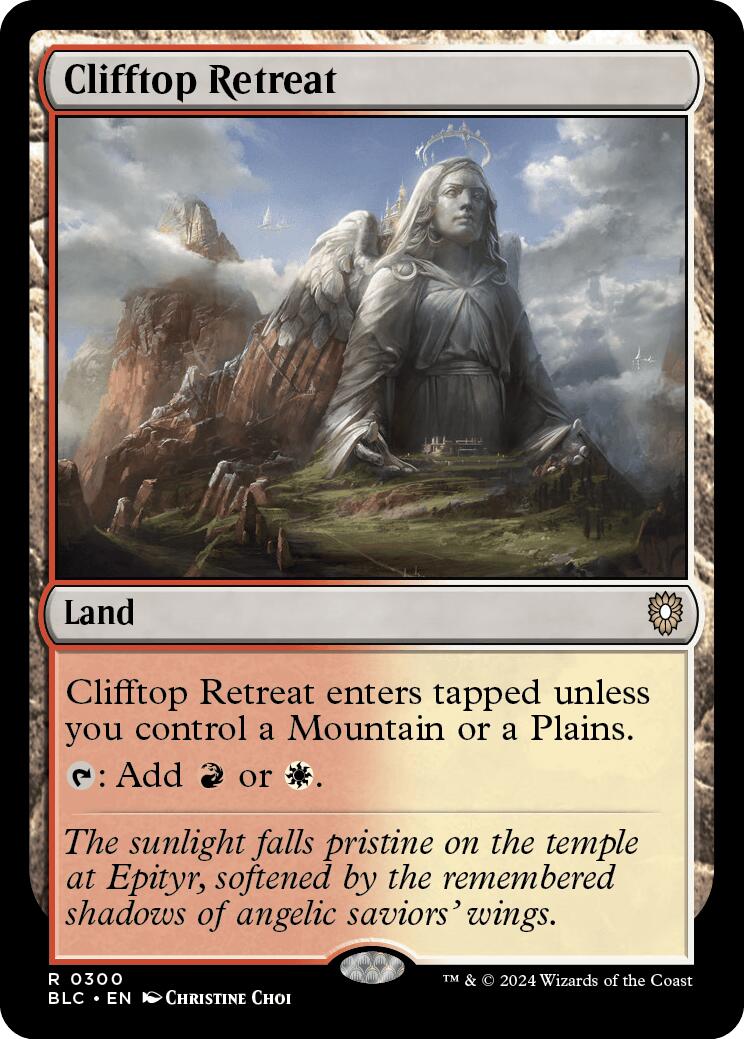 {R} Clifftop Retreat [Bloomburrow Commander][BLC 300]