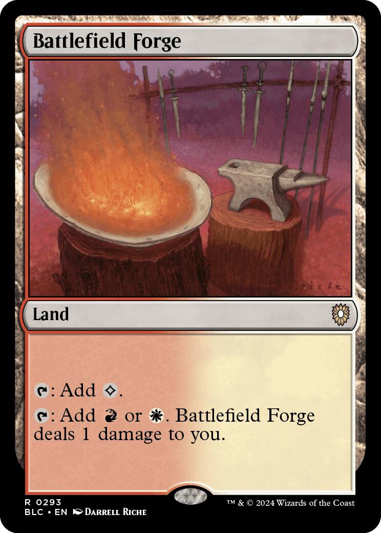 {R} Battlefield Forge [Bloomburrow Commander][BLC 293]