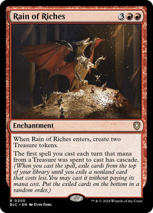 {R} Rain of Riches [Bloomburrow Commander][BLC 200]