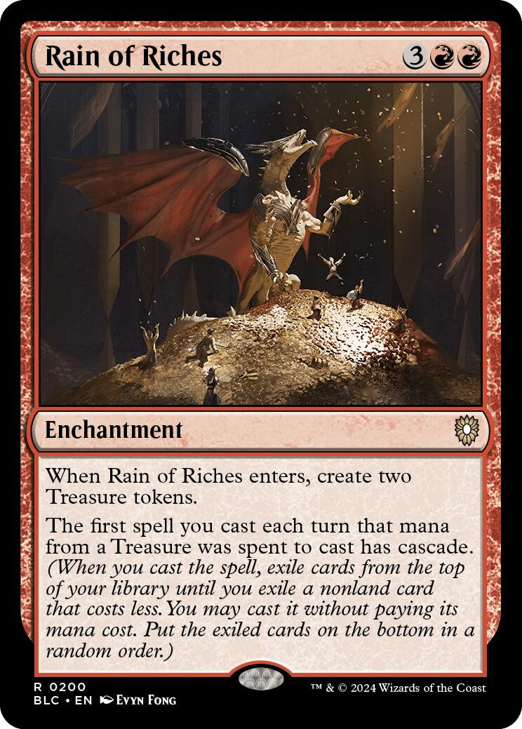 {R} Rain of Riches [Bloomburrow Commander][BLC 200]