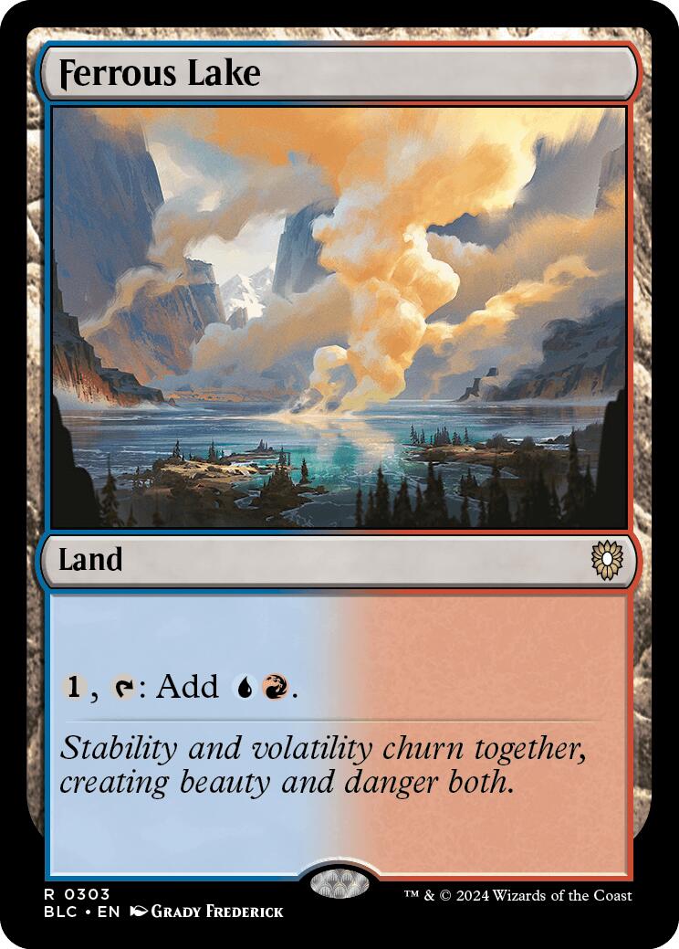 {R} Ferrous Lake [Bloomburrow Commander][BLC 303]