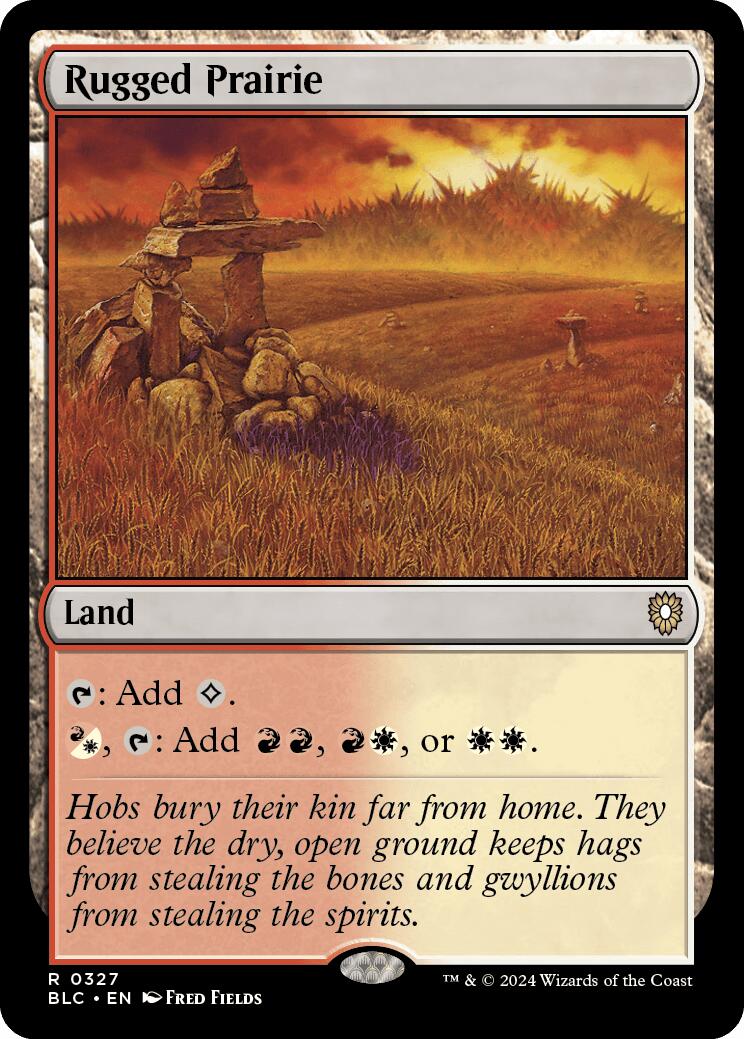 {R} Rugged Prairie [Bloomburrow Commander][BLC 327]