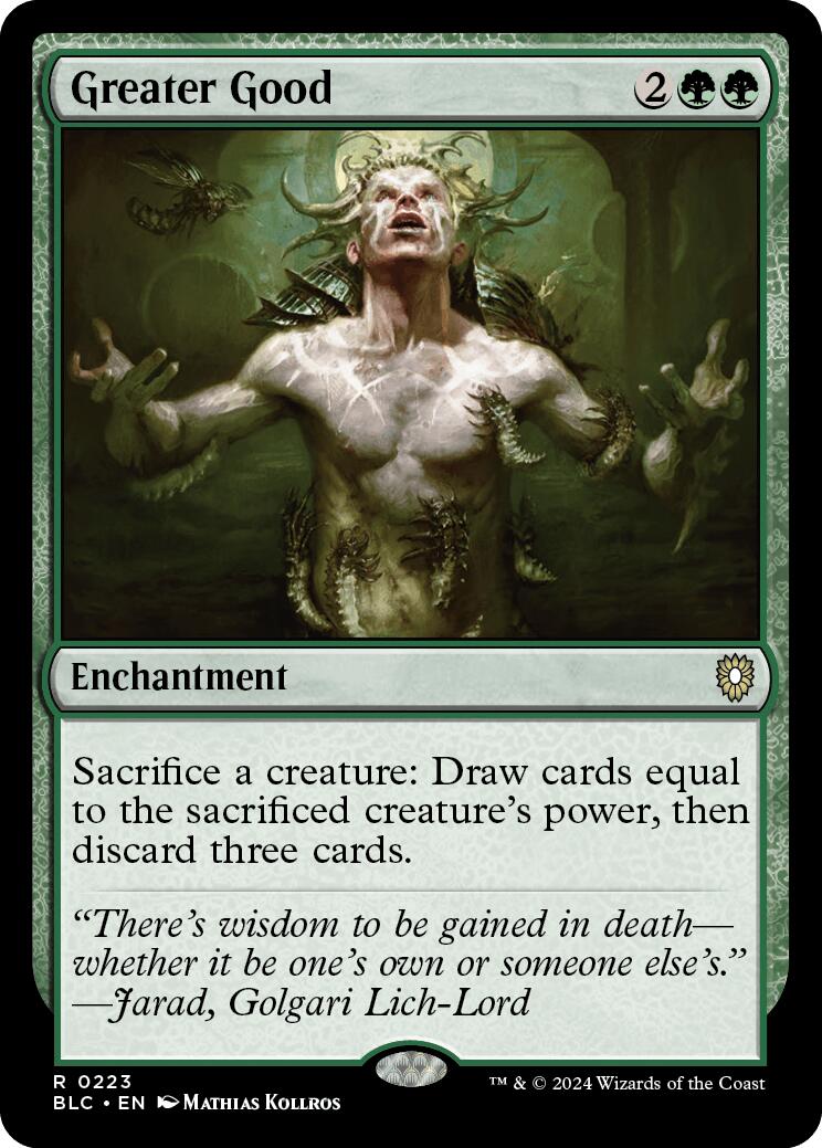 {R} Greater Good [Bloomburrow Commander][BLC 223]
