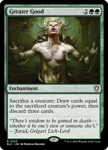 {R} Greater Good [Bloomburrow Commander][BLC 223]
