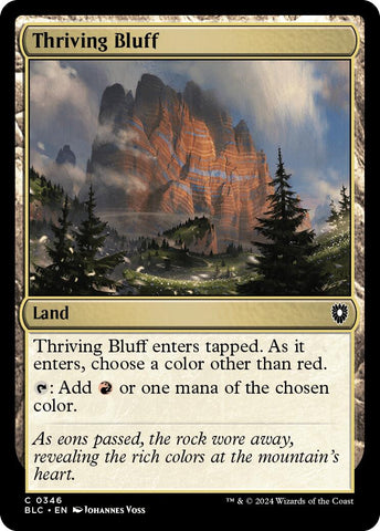 {C} Thriving Bluff [Bloomburrow Commander][BLC 346]