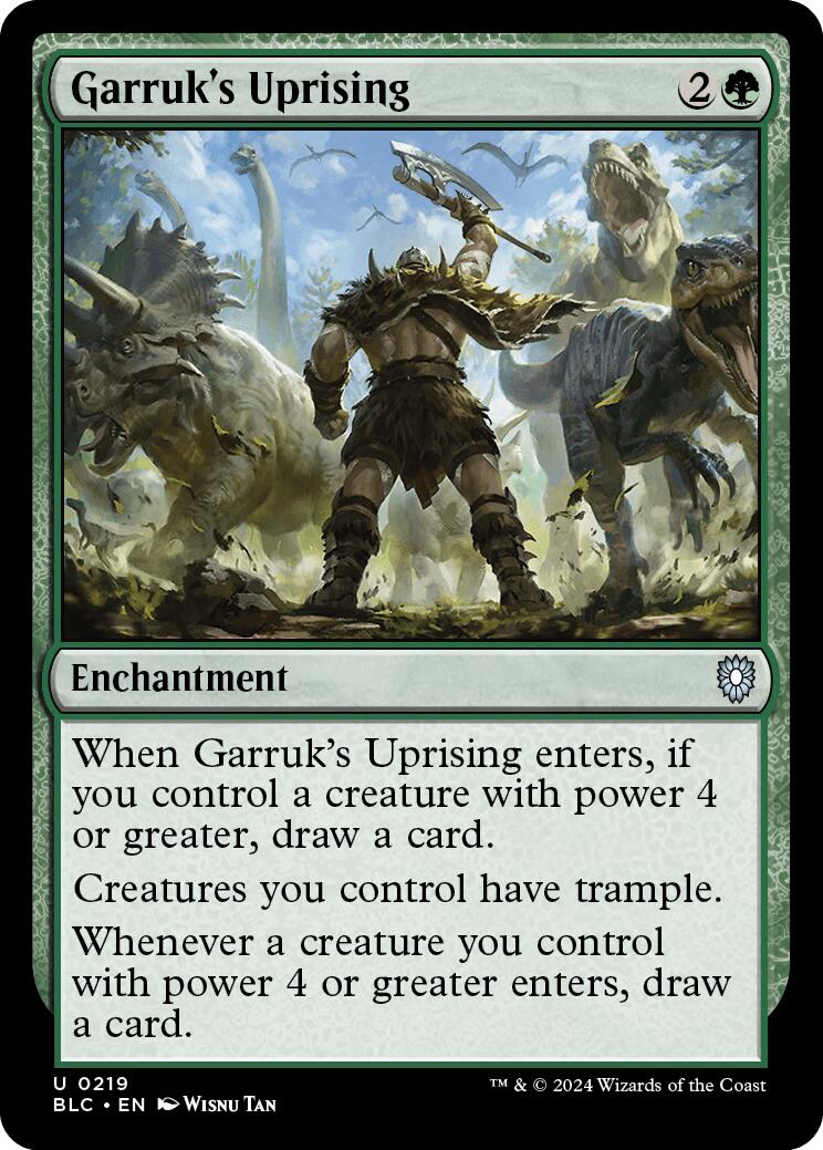 {C} Garruk's Uprising [Bloomburrow Commander][BLC 219]