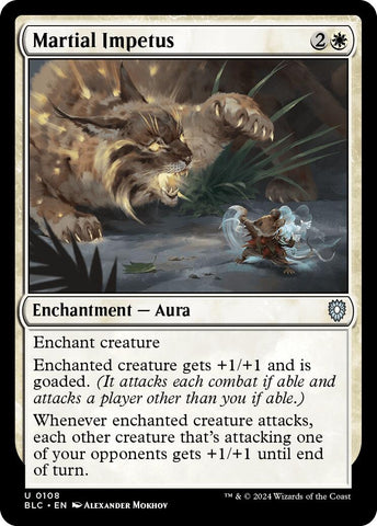 {C} Martial Impetus [Bloomburrow Commander][BLC 108]