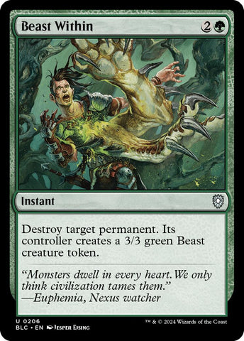 {C} Beast Within [Bloomburrow Commander][BLC 206]