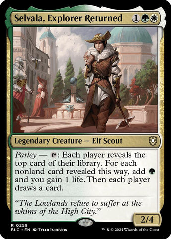 {R} Selvala, Explorer Returned [Bloomburrow Commander][BLC 259]