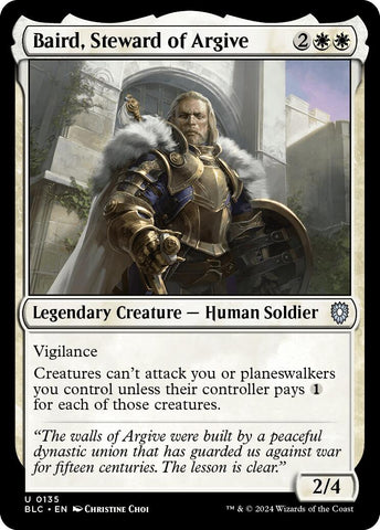 {C} Baird, Steward of Argive [Bloomburrow Commander][BLC 135]