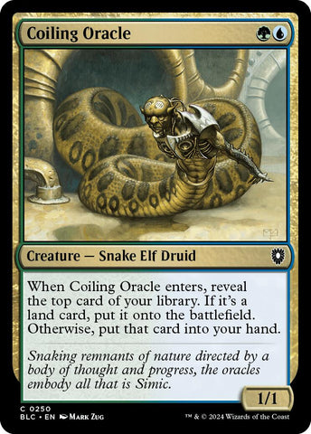 {C} Coiling Oracle [Bloomburrow Commander][BLC 250]