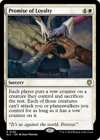 {R} Promise of Loyalty [Bloomburrow Commander][BLC 148]