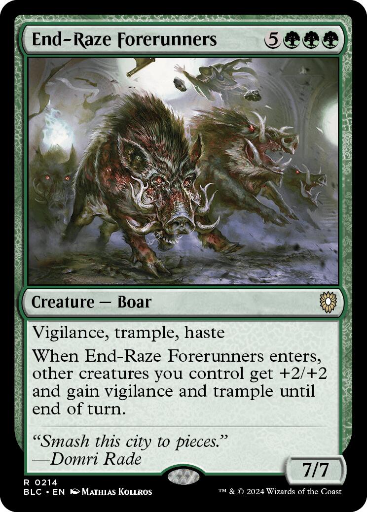{R} End-Raze Forerunners [Bloomburrow Commander][BLC 214]