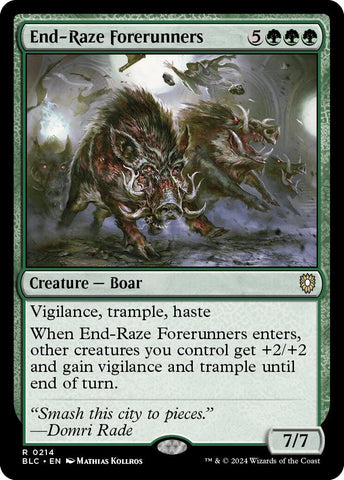 {R} End-Raze Forerunners [Bloomburrow Commander][BLC 214]