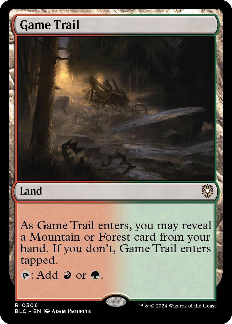 {R} Game Trail [Bloomburrow Commander][BLC 306]