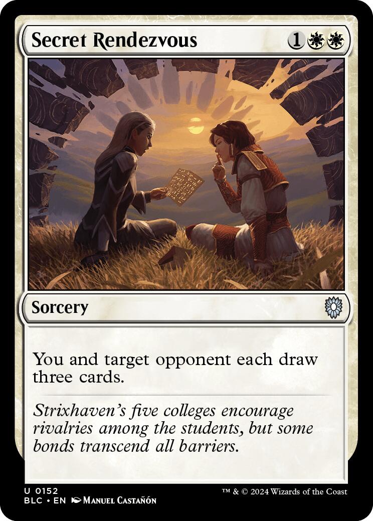 {C} Secret Rendezvous [Bloomburrow Commander][BLC 152]