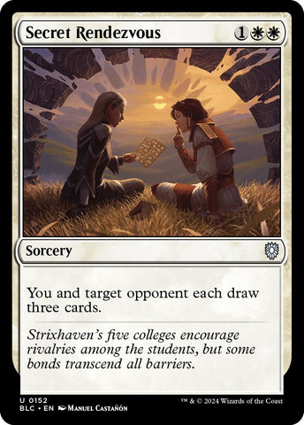 {C} Secret Rendezvous [Bloomburrow Commander][BLC 152]