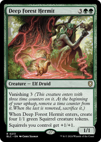 {R} Deep Forest Hermit [Bloomburrow Commander][BLC 213]
