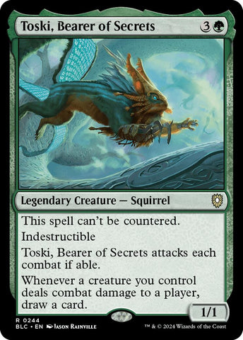 {R} Toski, Bearer of Secrets [Bloomburrow Commander][BLC 244]