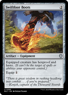 {C} Swiftfoot Boots [Bloomburrow Commander][BLC 286]