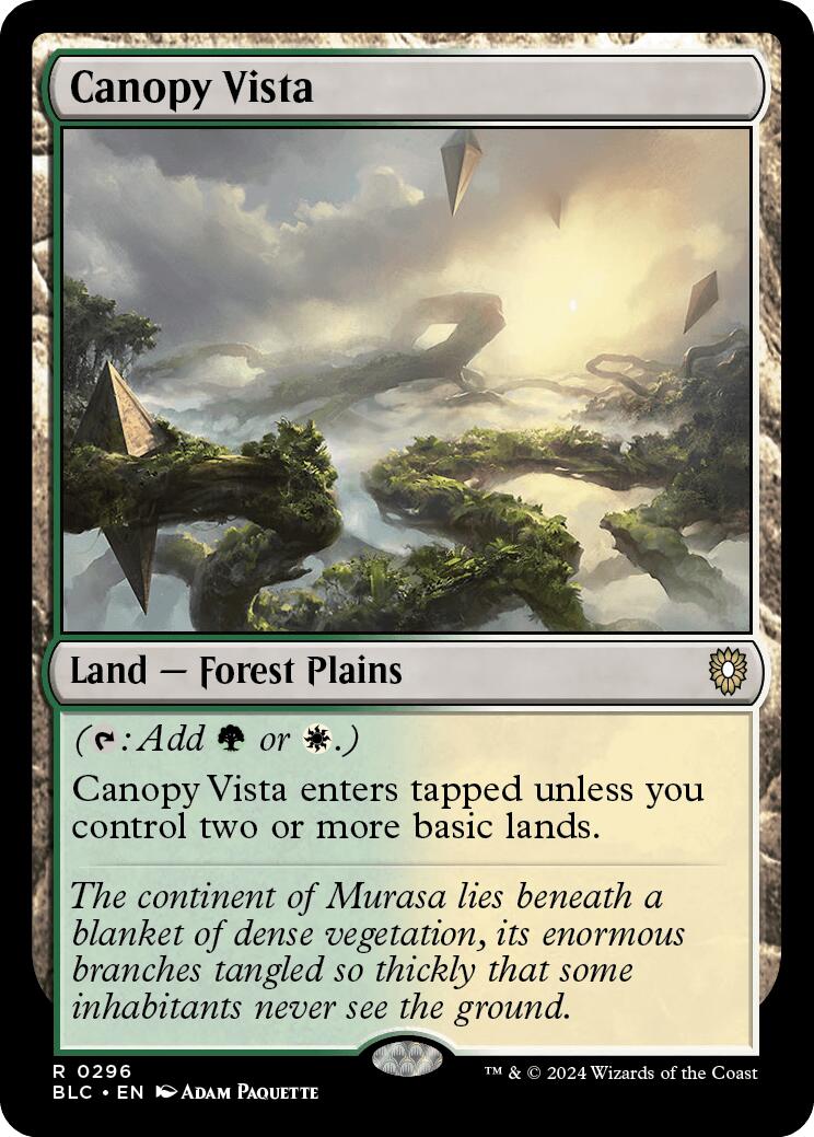 {R} Canopy Vista [Bloomburrow Commander][BLC 296]