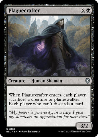 {C} Plaguecrafter [Bloomburrow Commander][BLC 187]