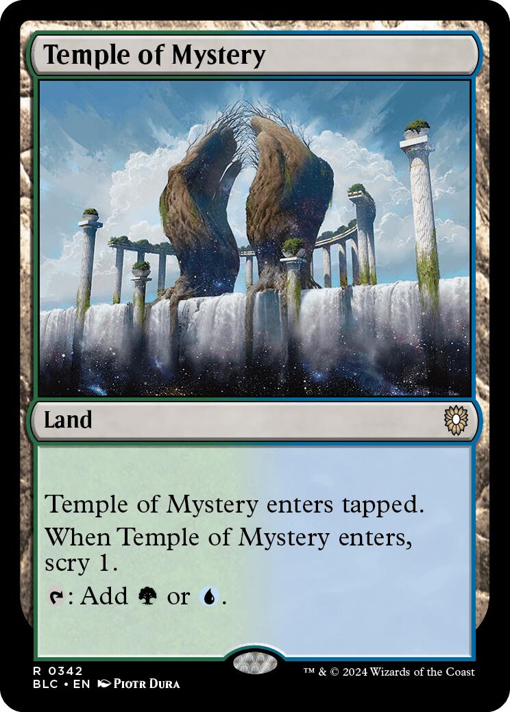 {R} Temple of Mystery [Bloomburrow Commander][BLC 342]