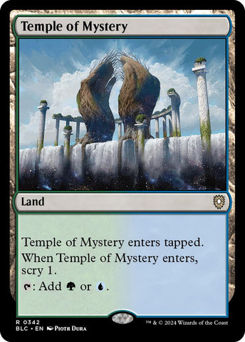 {R} Temple of Mystery [Bloomburrow Commander][BLC 342]