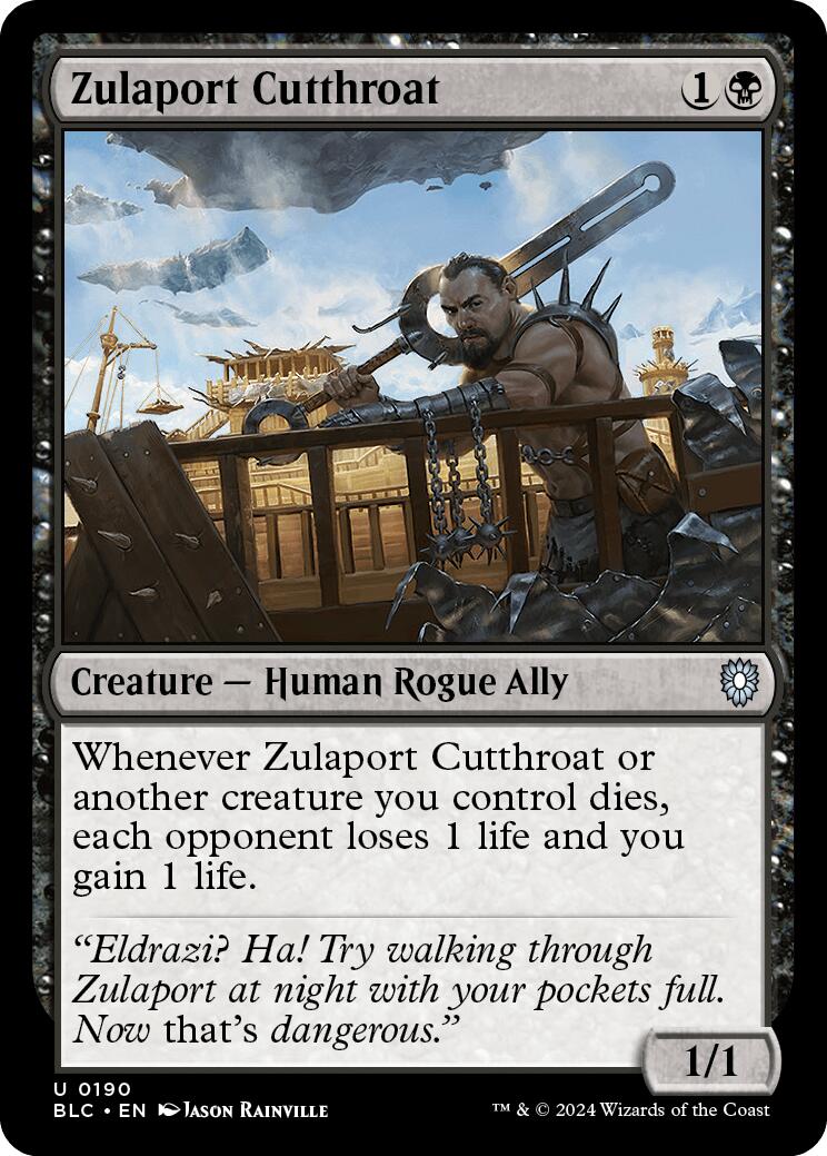 {C} Zulaport Cutthroat [Bloomburrow Commander][BLC 190]