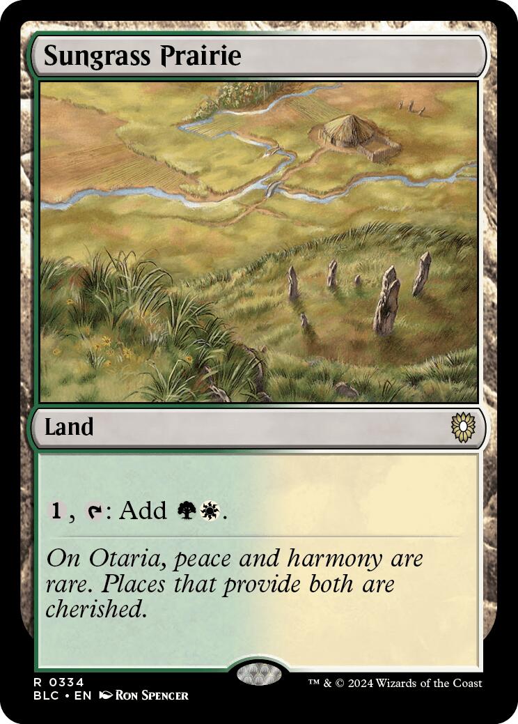 {R} Sungrass Prairie [Bloomburrow Commander][BLC 334]