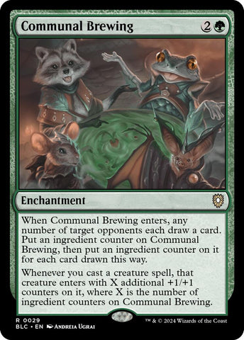 {R} Communal Brewing [Bloomburrow Commander][BLC 029]