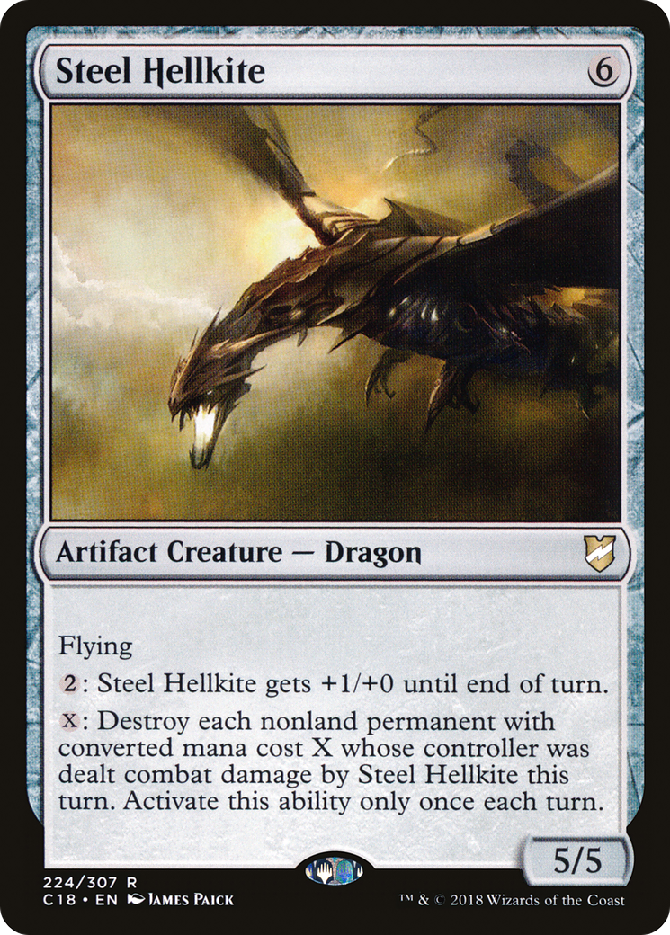 {R} Steel Hellkite [Commander 2018][C18 224]