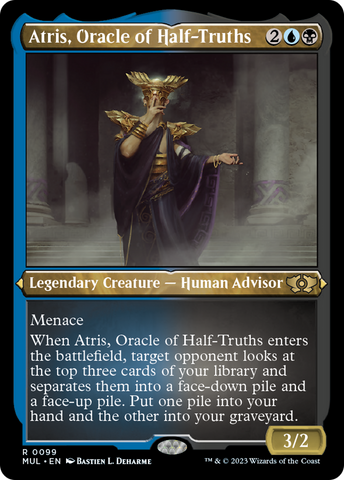 {R} Atris, Oracle of Half-Truths (Foil Etched) [Multiverse Legends][MUL 099]