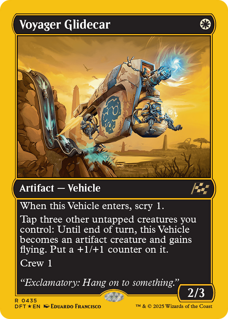 {@R} Voyager Glidecar (First-Place Foil) [Aetherdrift][DFT 435]