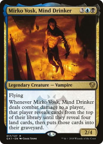 {R} Mirko Vosk, Mind Drinker [Guilds of Ravnica Guild Kit][GK1 017]