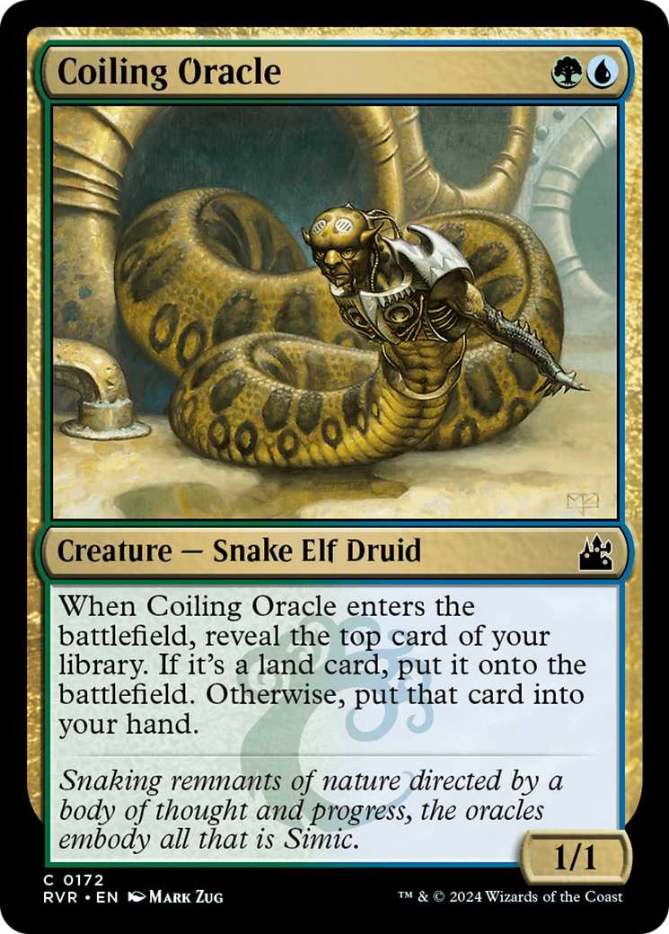 {C} Coiling Oracle [Ravnica Remastered][RVR 172]